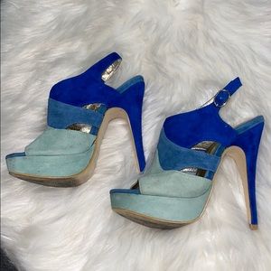 Blue heels